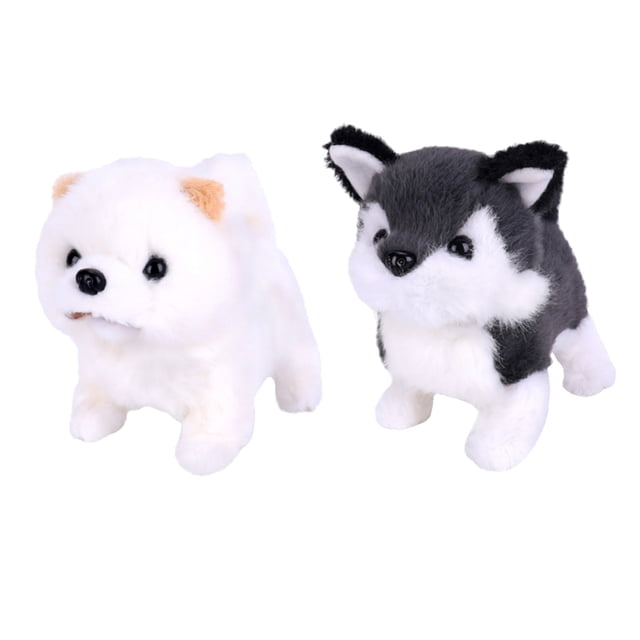 Juguete de Animales de Peluche CUTICAT 2x Simulación de Perro Electrónico Inteligente