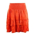 thumbnail image 3 of Women's Printed Tiered Skirt OrgM 12, 3 of 5