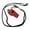 Multicolor, variant on Cannon Sports Hi-Impact Red Plastic Whistle with Black Lanyard