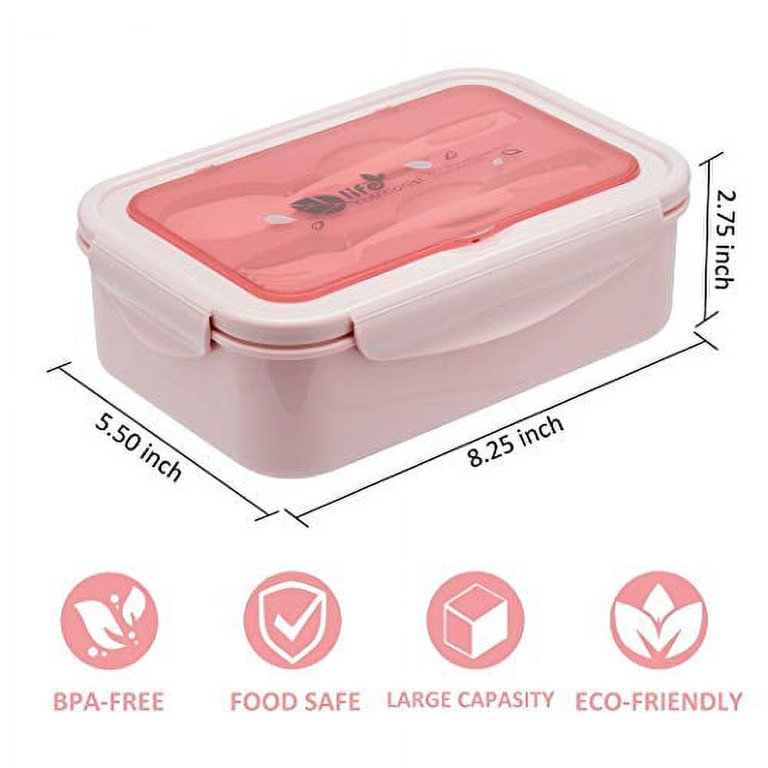 LOVINA Plastic Dishwasher-Safe Bento Box