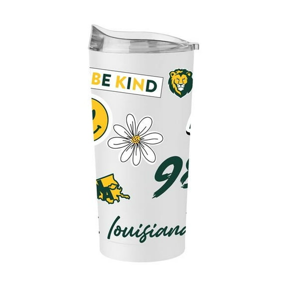 Logo Brands 494-S20PT-63 Southeastern Louisiana 20 oz Native Powder Coat Tumbler