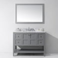 thumbnail image 6 of Winterfell 48" Single Bathroom Vanity in Cherry with Marble Top and Round Sink, 6 of 7