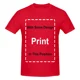 thumbnail image 3 of Camiseta para hombre Makaya Stranger Dustin y Dart Upside Down Things, color negro, tallas S y XXXXXL, 3 of 5