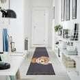 thumbnail image 4 of Yayeee Runner Rug for Bedroom 2'x6' Machine Washable Hallway Non Slip Mat, Yellow Halloween Dog, 4 of 8