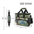 thumbnail image 3 of FORMRS Insulated Cooler Bag 24 Cans Capacity Soft Leakproof Lunch Box with Side Pockets, Pine Tree, 3 of 7