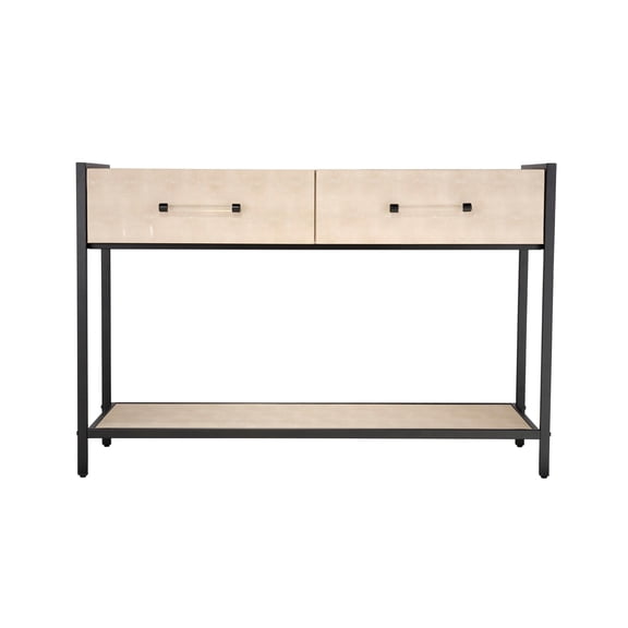J&D Designs Cassius Console Table in Taupe
