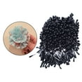 thumbnail image 4 of 1800 piezas/juego de estambres de flores de 3 mm con doble cabeza para coser, decoración del hogar o boda. Negro, 4 of 9