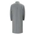 thumbnail image 5 of Fgnfyis Mens Winter Jacket Longline Open Front Knit Cardigan Norse Retro Warm Coat Trench Coat Men Grey XXXXL, 5 of 8