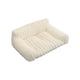 thumbnail image 2 of Cama para perros y gatos con forro de piel de conejo | Cojín suave y acogedor para sofá para mascotas para todo tipo de clima | Calidez invernal | Material transpirable | 50 x 30 x 20 cm | Gris,, 2 of 7