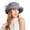 Grey, variant on Tea Party Hats Easter Spring Summer Mesh Sunshade Hat Flower Temperament Wedding Dress Hat Sun Dome Large Brim Hat Fashion Hat for Woman