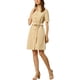 thumbnail image 4 of Vestido Safari de Verano para Mujeres INSPIRE CHIC con Cuello, Botones y Cinturón, Talla XL, Color Caqui, 4 of 7