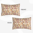 thumbnail image 2 of Logiee Seashells Print Pillow Case,Throw Pillow Covers, Double Sided Plush Cushion Cover for Couch Sofa Bed, Only Pillowcase-16"x24", 2 of 6