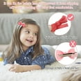 thumbnail image 4 of Yalumo Baby Hair Clips 60PCS, Tiny 2" Grosgrain Ribbon Fully Lined Baby Hair Bows Alligator Clips, Baby Hair Barrettes Accessories for Girls Newborns Toddler Infant Fine Hair (30 Colors in Pairs), 4 of 7