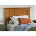 thumbnail image 4 of AFI Naples Twin-XL Wood Low Profile Platform Bed with Matching Footboard, Light Toffee, 4 of 11