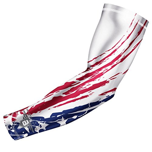 Arm Sleeve Youth & Adult US Flag Sports Compression Multi Sports 