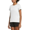 thumbnail image 6 of BALEAF Women's Athletic Short-Sleeved Running T-Shirts Dry Fit Workout Yoga Crewneck Tops White Size M, 6 of 8