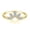 Gold, variant on Womens Crown Ring S925 Silver Stacking Ring With Horse Eye Zircon Index Finger Ring Anniversary Gift Jewellery