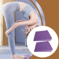 thumbnail image 6 of TTETTZ 2 Pieces Squat Wedge Block Anti Slip Portable Squat Ramp Calf Stretch Board Calf violet, 6 of 9
