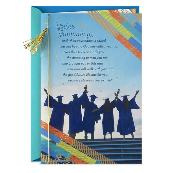 DaySpring Religious Graduation Greeting Card (God Made You Amazing)