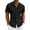 CBD80-Black, variant on Mens Button Down Short Sleeve Shirt Dressy Casual Shirts Summer Beach Shirts With Pocket Formal Wedding Workout Tops White M