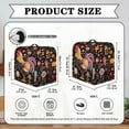 thumbnail image 3 of TSOVTHRID Rooster Chicken Daisy Floral Print Mixer Cover Multipurpose Dust Cover Waterproof Polyester Coffee Maker Cover for 4.5-5 Quart Stand Mixer with Top Handle and 2 Pockets,S, 3 of 7