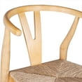 thumbnail image 6 of Wishbone Counter Height Bar Stool with Natural Finish, Rubberwood Frame, 6 of 7