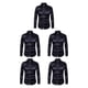 thumbnail image 2 of Minnieouse Camisa transpirable para hombre Satén con mangas largas - Trabajo Boda o hogar Camisa para hombre Formal Manga larga Grande negro XL Type2 NO2, 2 of 6