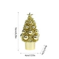 thumbnail image 3 of Tabletop Christmas Trees, Sweet Christmas Tree Bright P-ink Colored Christmas Five Pointed Star Christmas Tree Festive Decoration Essentiales For Festivals Mini Christmas Trees, 3 of 6