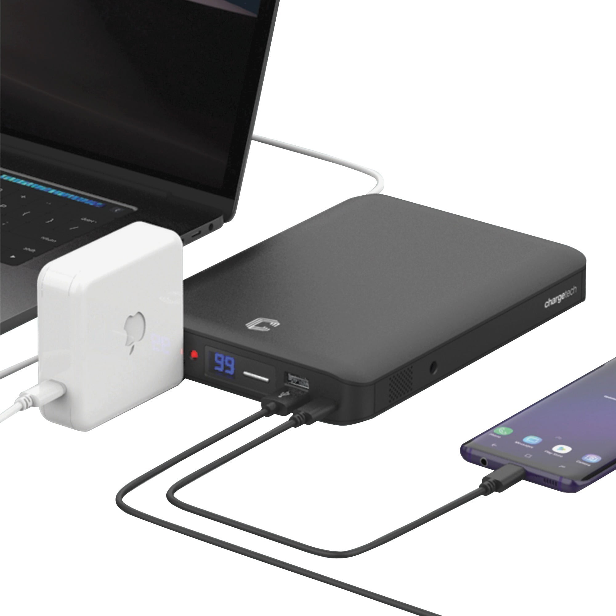 ChargeTech, CRGCT600048, Portable AC Battery Pack, 1, Black - Walmart.com
