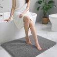 thumbnail image 1 of Alfombras de baño B BENRON extrasuaves y absorbentes, color gris, 1 of 7