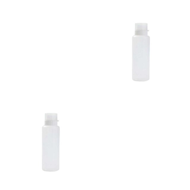 Matsuzay Botella de condimentos Dispensador de salsas con múltiples agujeros Estuche de plástico Salsas para ensaladas Squirt Vinagre Botellas Blanco 2piezas Matsuzay CBP547870