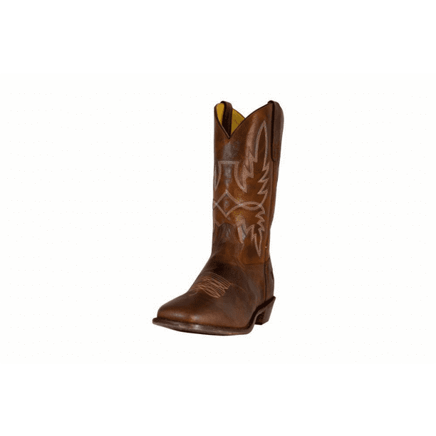 JPC Equestrian TuffRider Old Faithful Botas vaqueras con punta cuadrada ancha para hombre
