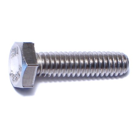 

1/4 -20 x 1 18-8 Stainless Steel Coarse Thread Hex Cap Screws