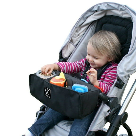 J.L. Childress Food 'N Fun Stroller Snack Tray, Black. Toddlers and young childress.