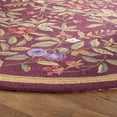thumbnail image 3 of Safavieh Chelsea Dania Bordered Area Rug, Burgundy, 8' x 8' Round, 3 of 11
