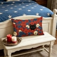 thumbnail image 6 of Yhmxh 4th of July Throw Pillow Cover, 12x20 Inch Patriotic Outdoor Lumbar Decoration, Red White and Blue, Independence Day Cushion Case, Memorial Day Flag Stars Decor Cushion Case for Sofa Couch, 6 of 6