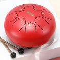thumbnail image 4 of Naturesteeldrumkittonguedrum6inch8tunesteelhandpandrumtannkdrumpercussion, 4 of 5