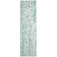 thumbnail image 2 of SAFAVIEH Abstract Devyn Geometric Wool Runner Rug, Ivory/Navy, 2'3" x 6', 2 of 10