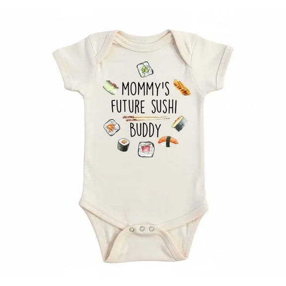 Sushi Roll Newborn Baby Bodysuit