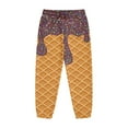 thumbnail image 5 of WOYY Tween Girls Outfits Ice Cream Print Hoodie Sweatshirt Joggers Set, Sizes 12-13, 5 of 7