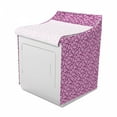 thumbnail image 2 of Magenta Washer Cover, Middle Eastern Paisley Pattern Medieval Motifs Timeless Boho Design, Decorative Accent for Laundromats, 29" x 28" x 40", Purple Magenta Pink, by Ambesonne, 2 of 3