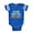 Royal Blue, variant on CafePress - Luckydad - Cute Infant Baby Football Bodysuit