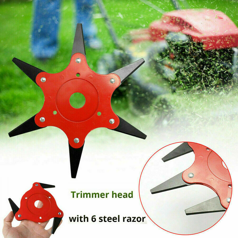 six steel razors trimmer head