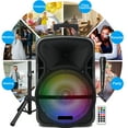 thumbnail image 3 of Lohoms 3000W Portable Bluetooth Speaker with Stand 12" Subwoofer Sound Party PA System Mic LED 16LBS, 3 of 10