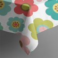 thumbnail image 4 of Pioneer Flower Floral Print Pattern Rectangle Tablecloth 60"x120", Waterproof Polyester Table Cloth, Wipeable Spillproof for Dining Camping Indoor Outdoor, 4 of 6