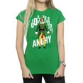 thumbnail image 3 of Elf Womens Angry Elf Cotton T-Shirt, 3 of 5