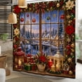 thumbnail image 3 of Tchckioa Christmas Gift Shower Curtain,72x78 Inch Privacy Protection Hooks Bath Curtain for Bathtub, 3 of 6