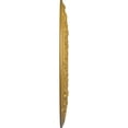 thumbnail image 4 of 28 1/8"OD x 1 3/4"P Oslo Ceiling Medallion (Fits Canopies up to 10 1/2"), Hand-Painted Iridescent Gold, 4 of 6