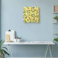 thumbnail image 6 of Canvas Print Wall Art Oil Paintings Farm Lemon Fruit Yellow Stripe Picture Prints Artwork for Living Room Kitchen Bathroom Bedroom,Stretched and Framed Ready to Hang,Watercolor Flower Green Leaves, 6 of 9