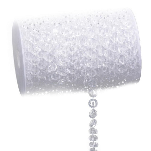 Guirnalda de cuentas de cristal, cortina acrílica de diamante, artesanía, boda, decoración de fiesta DIY